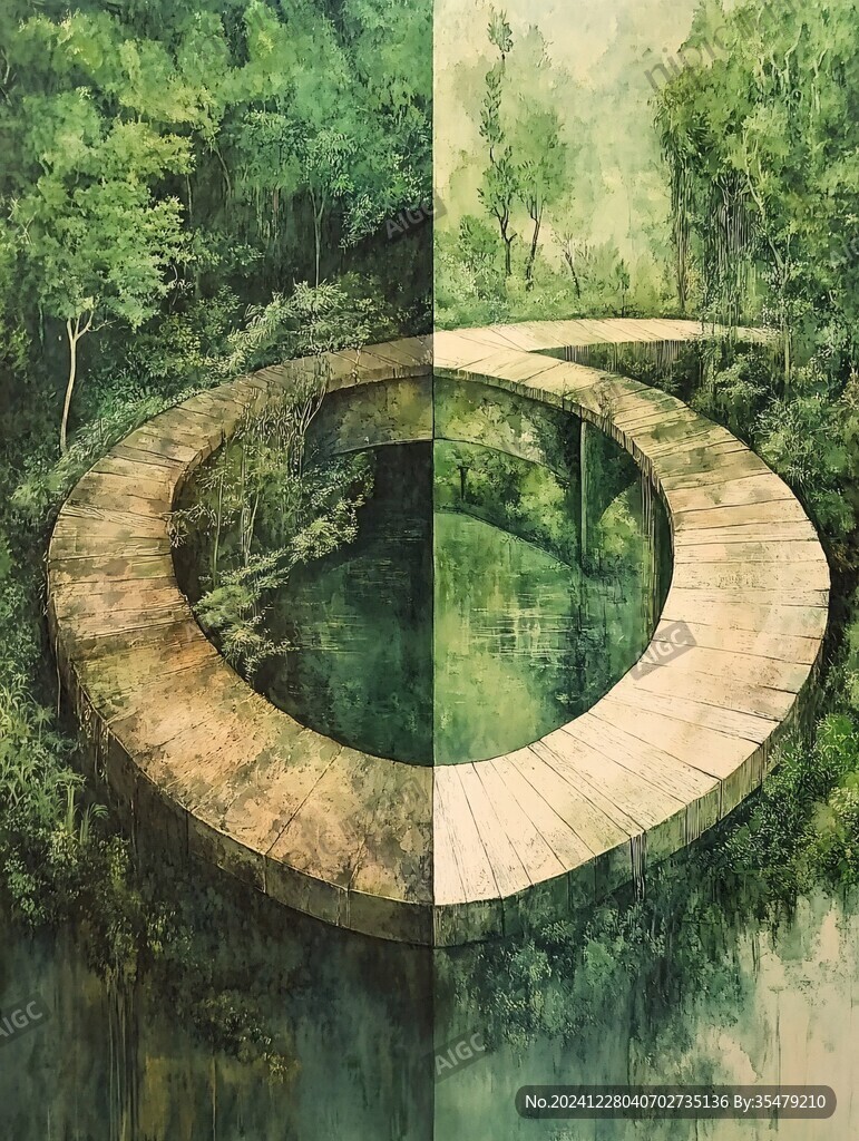 奈何桥插画