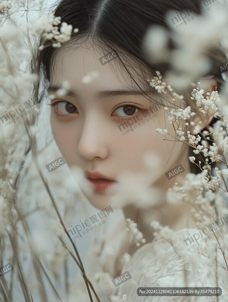 仙气清冷少女壁纸图片