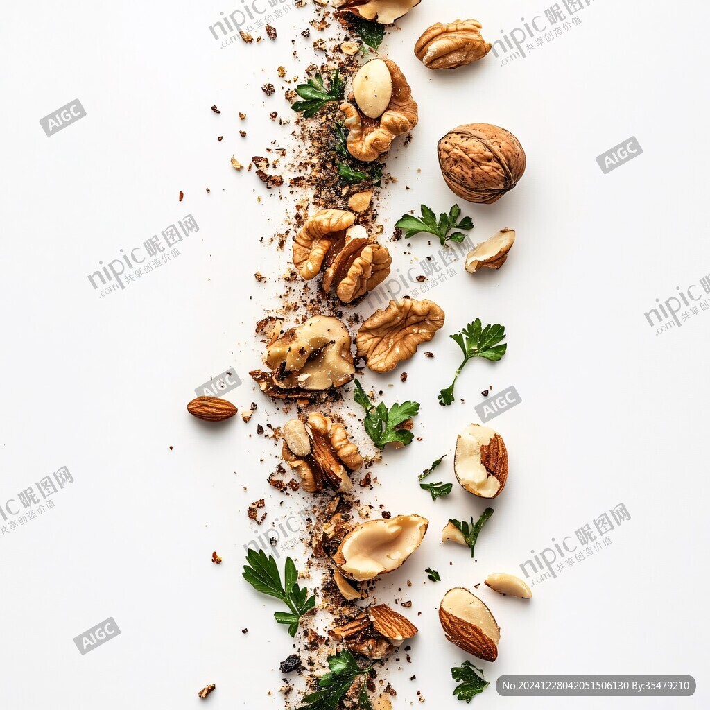 创意造型多种坚果
