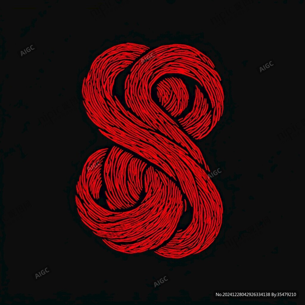 8字体数字设计