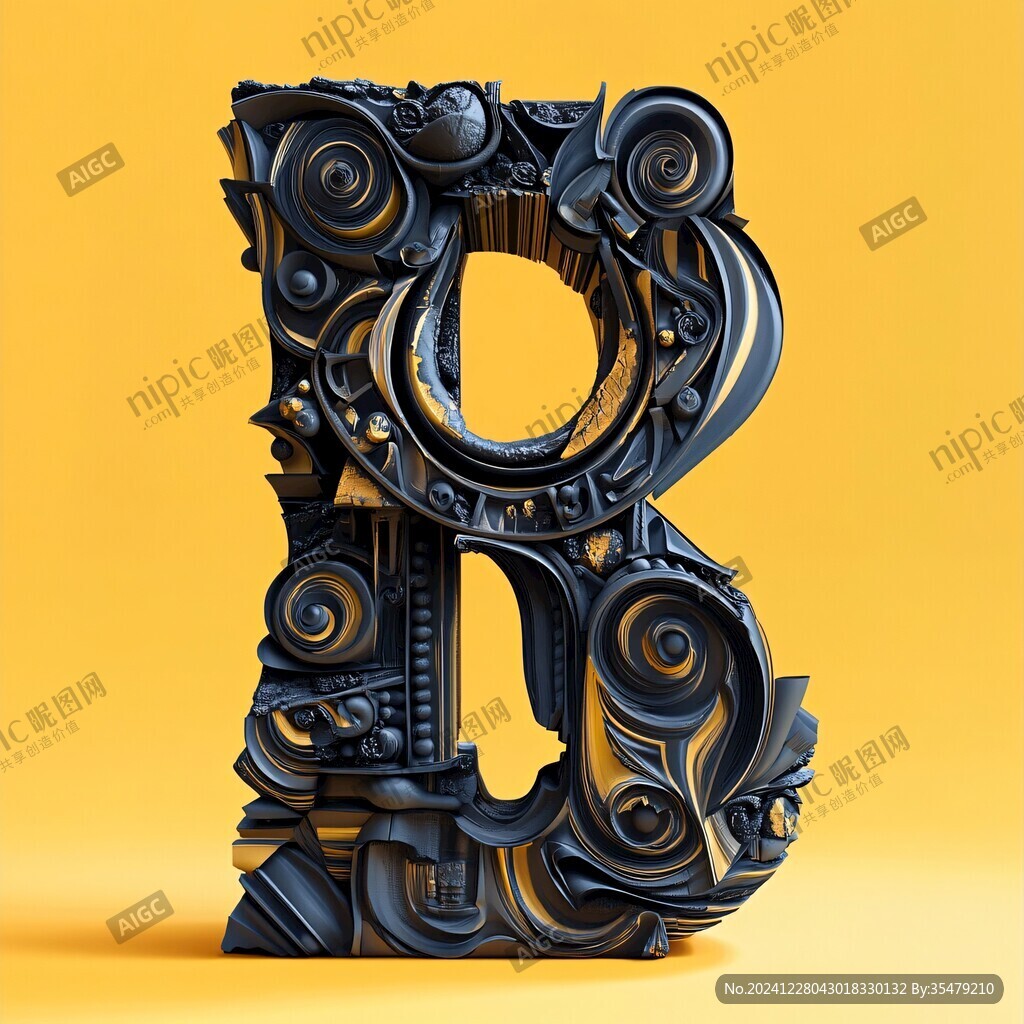 3d立体字母