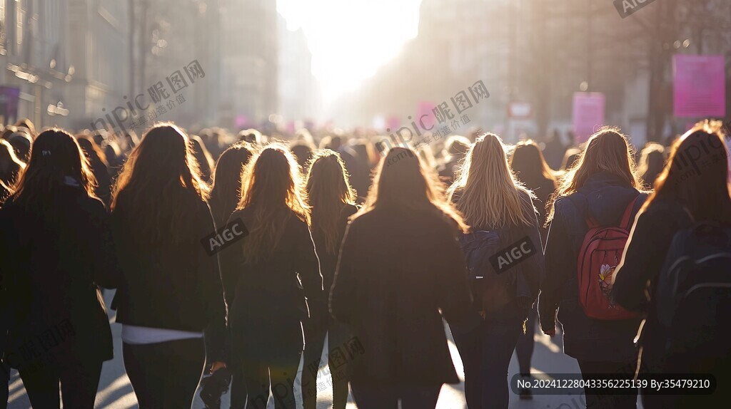 人群街景