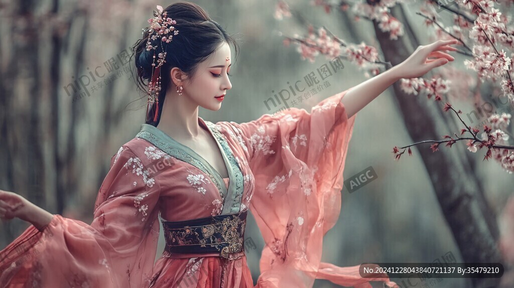 优美古典美女