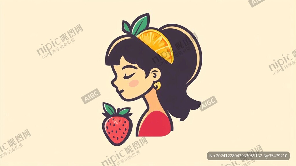 草莓形像设计