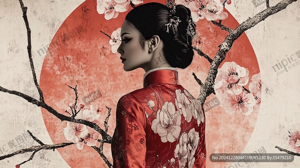 中式旗袍主题