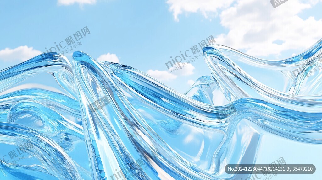 自由曲线泡雕背景图