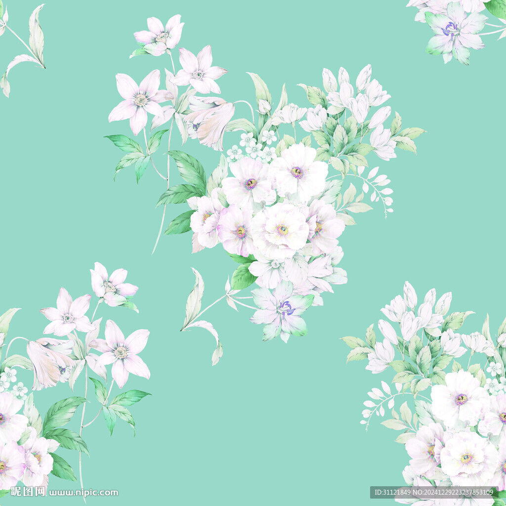 手绘花