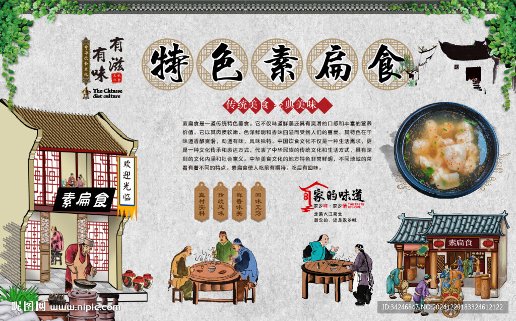 素扁食
