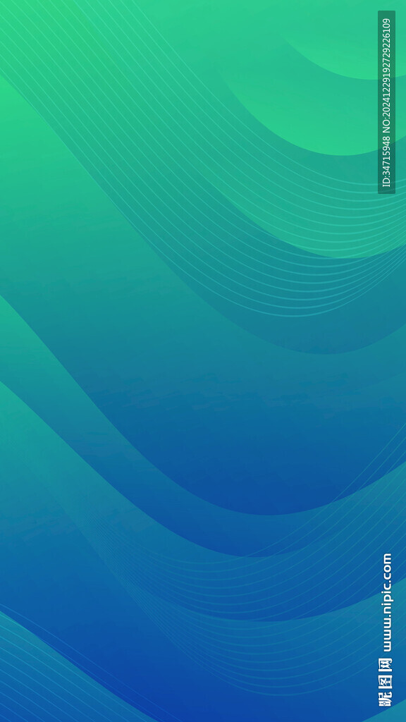 绿色渐变波浪矢量背景