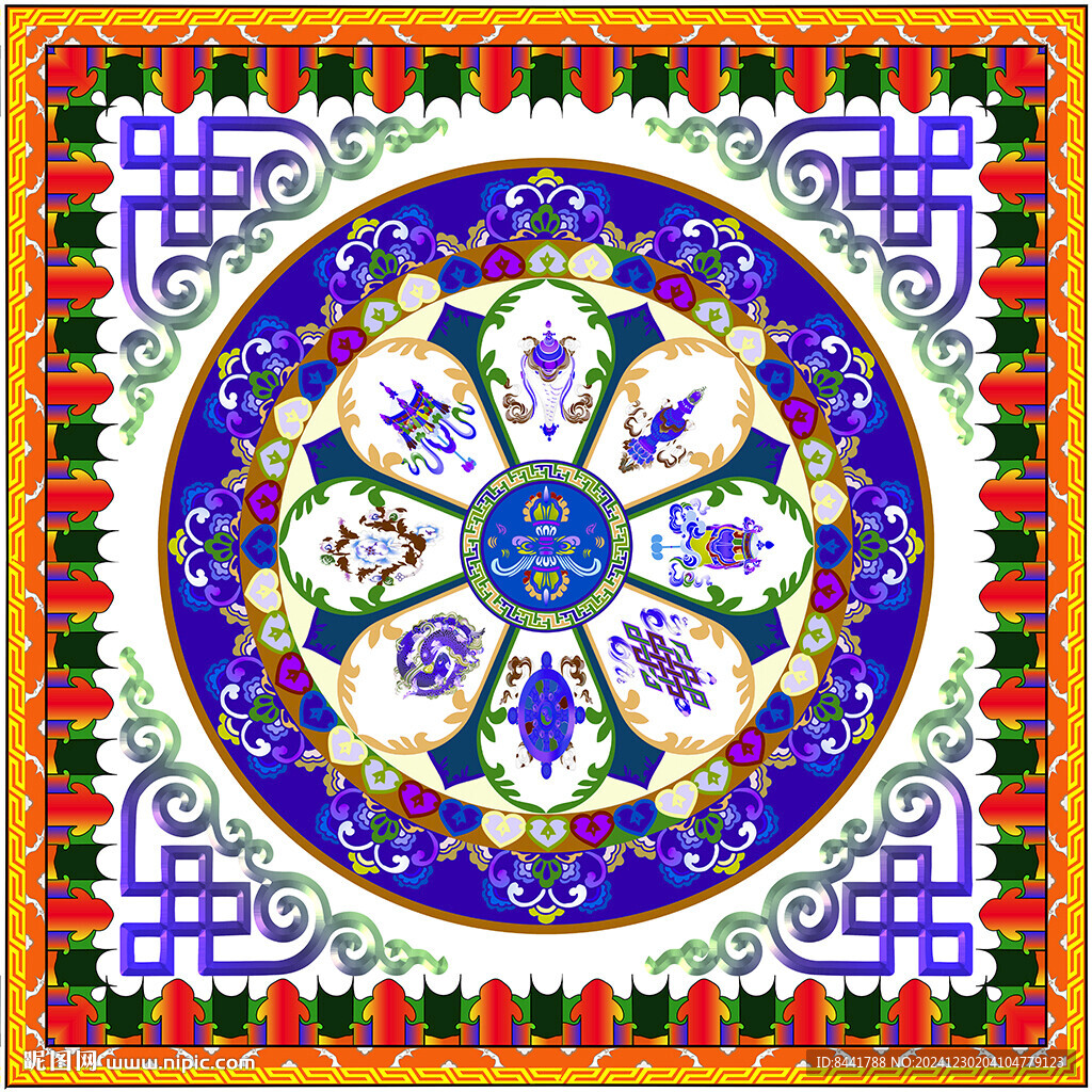 藏式花纹