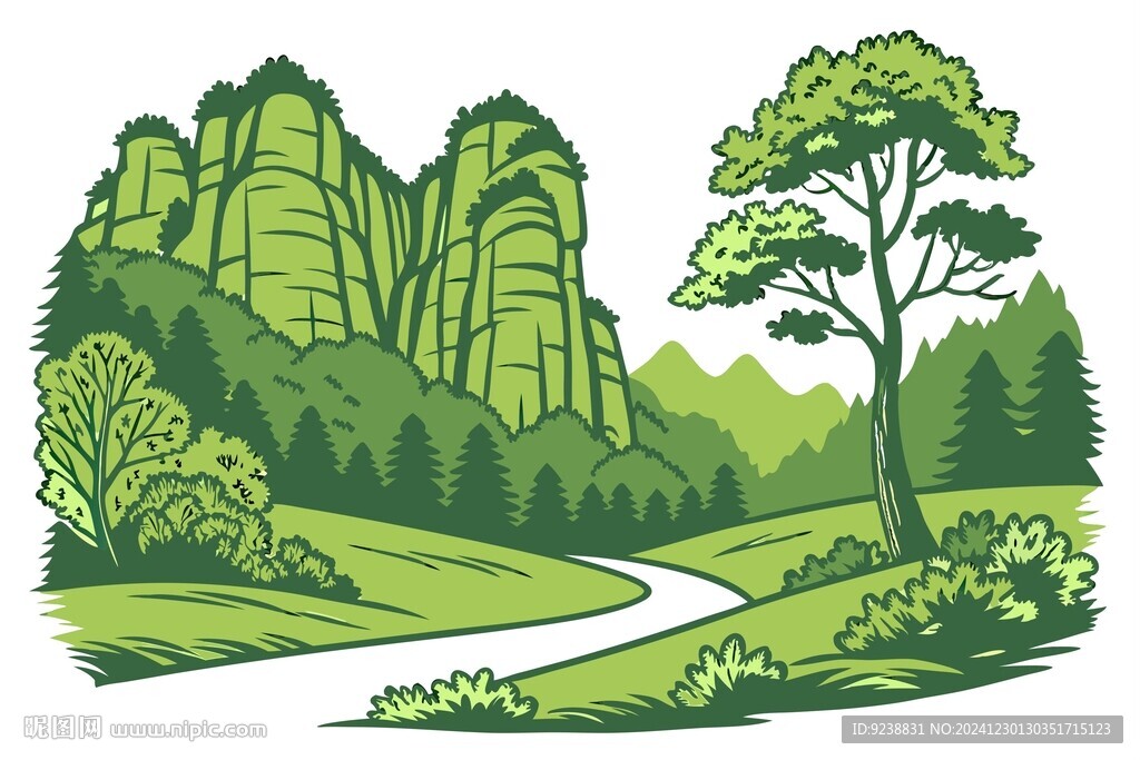 景区插画
