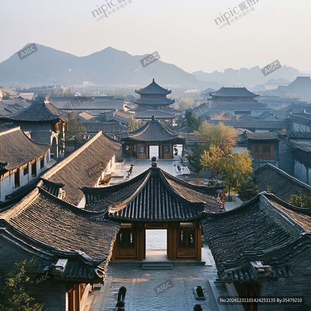 俯瞰影视城