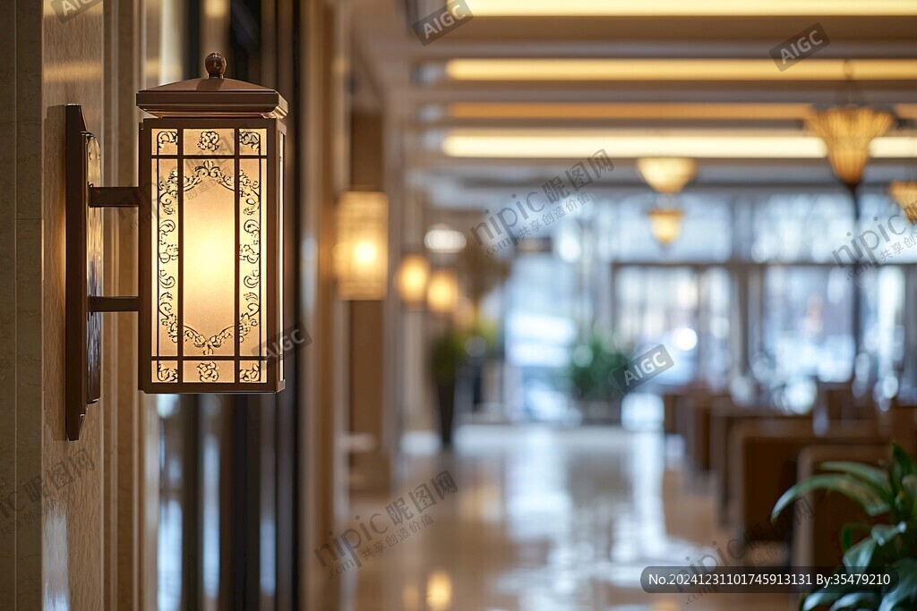 酒店过道台灯