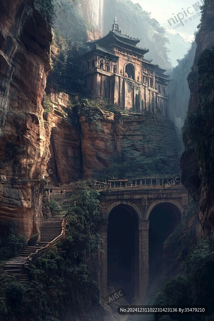 古风场景概念图