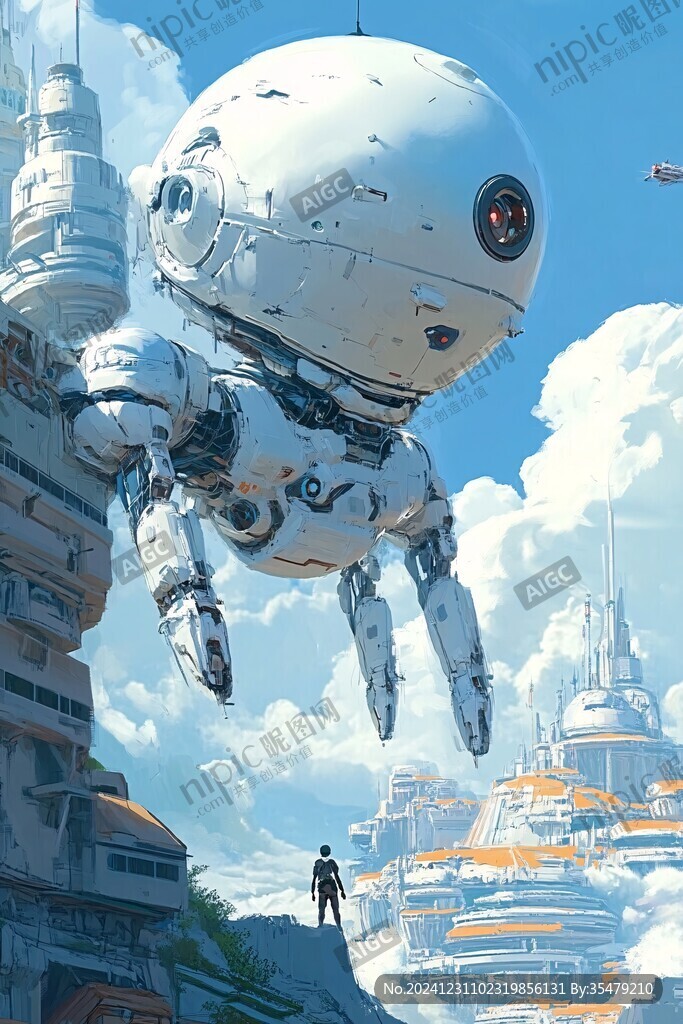 科幻题材插画