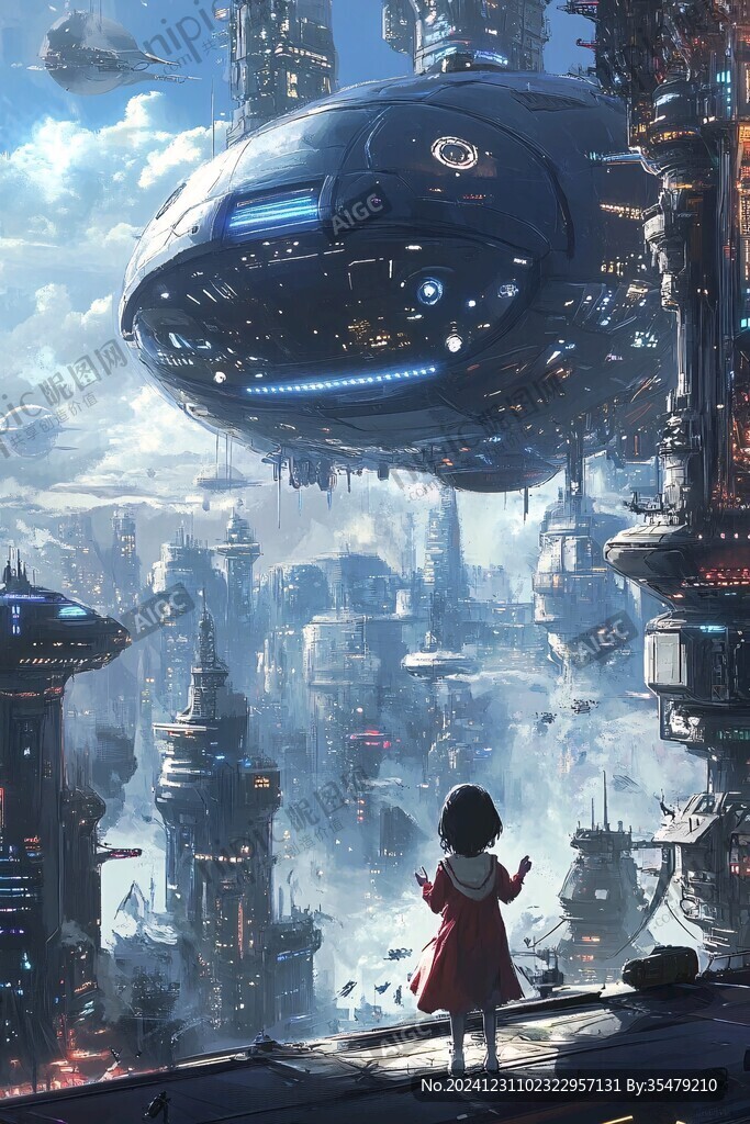 科幻题材插画