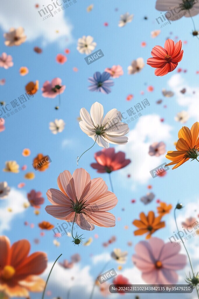 3d立体唯美花卉