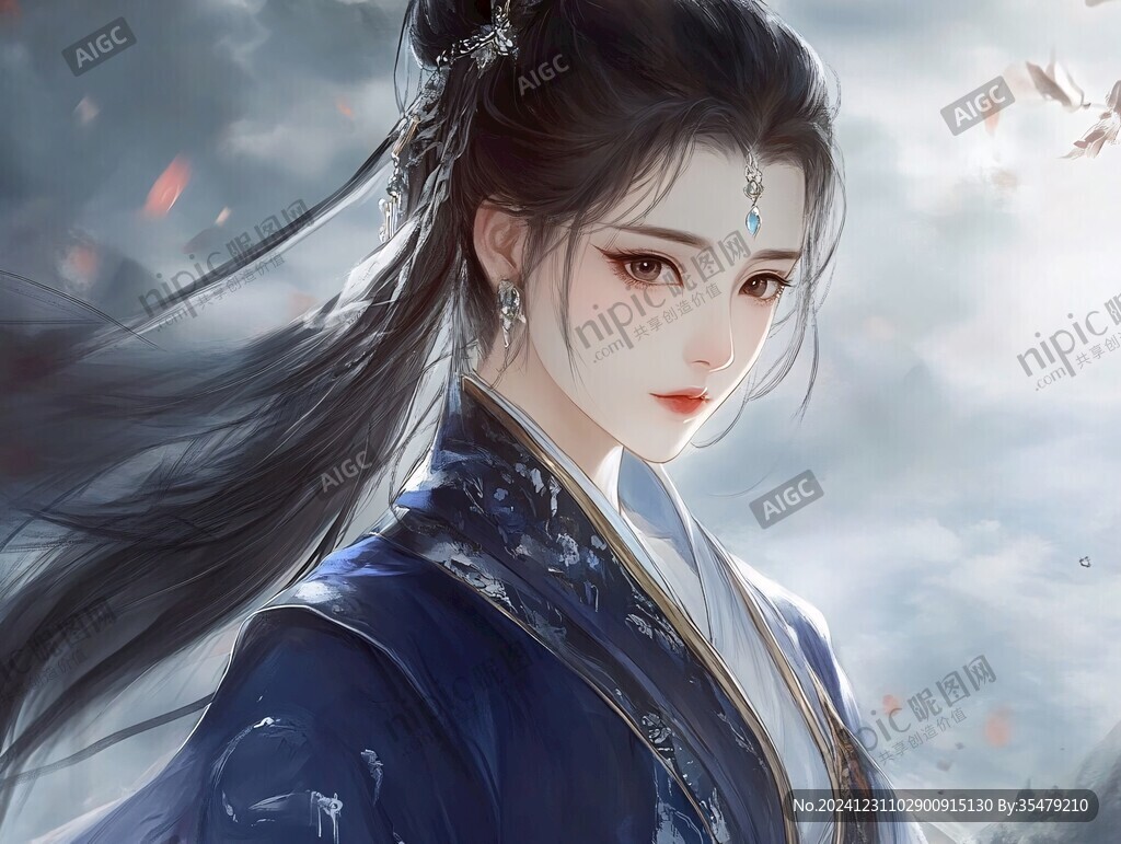 板绘人像
