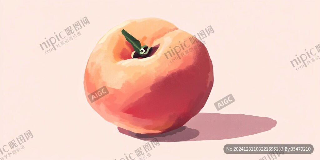 手绘水蜜桃壁纸