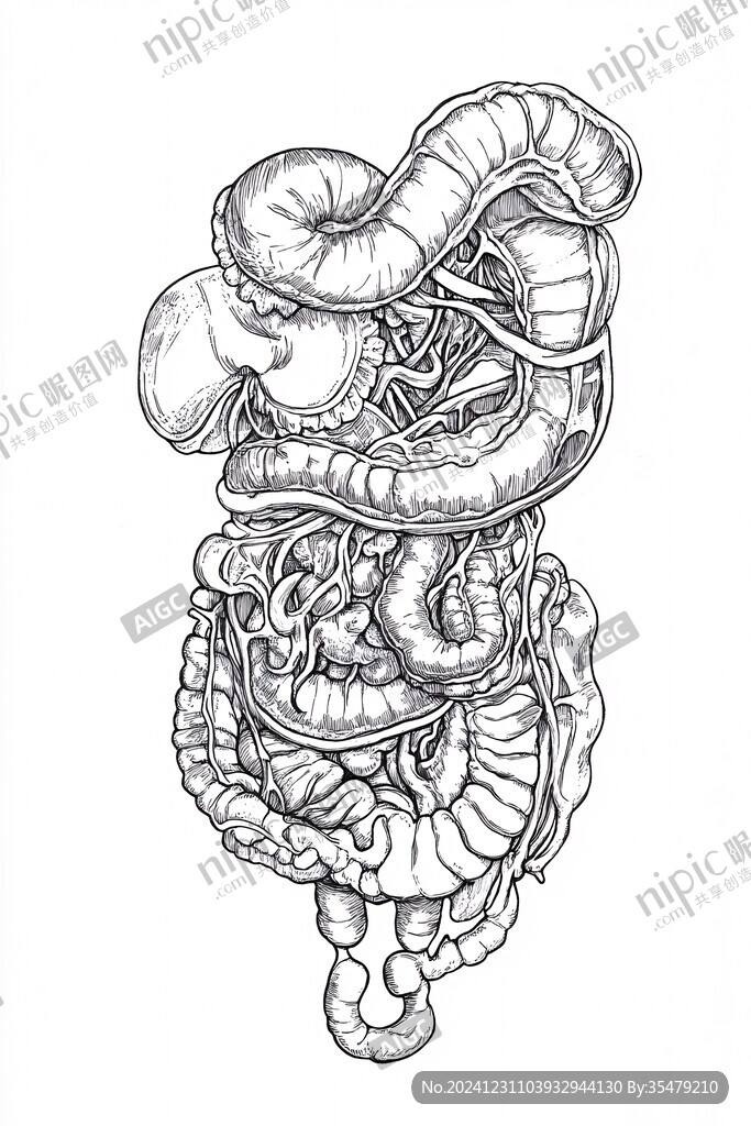 九转大肠插画