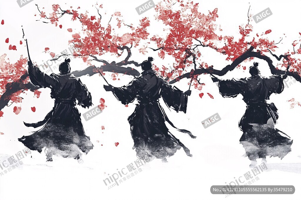 武侠人物剪影