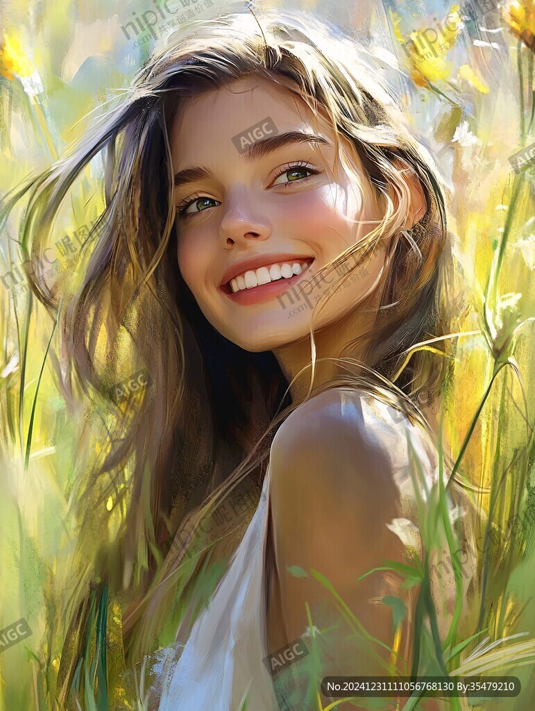 写实人物插画