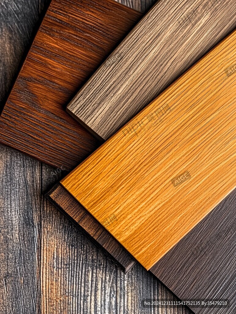 多种颜色木板木材