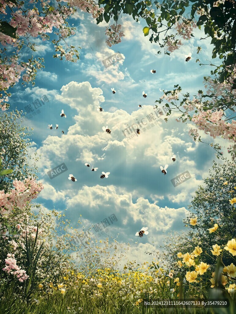 高清春天大画幅