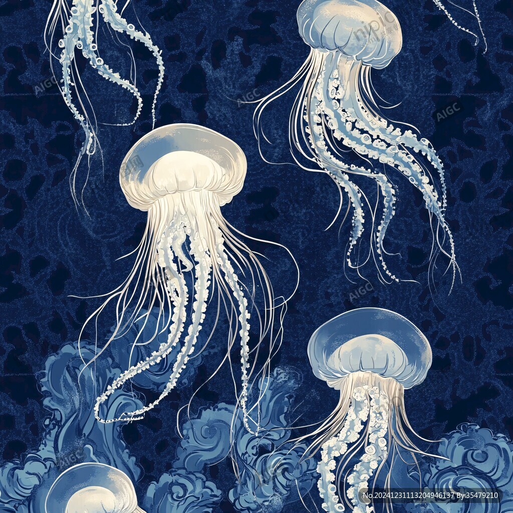 水母装饰画