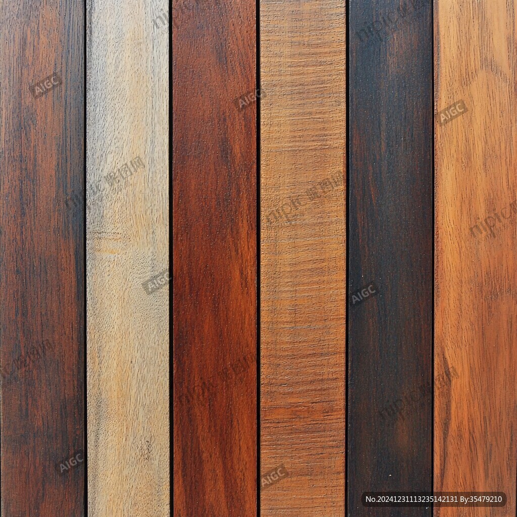 多种颜色木板木材