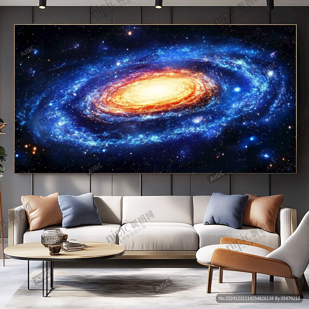 宇宙银河系背景墙