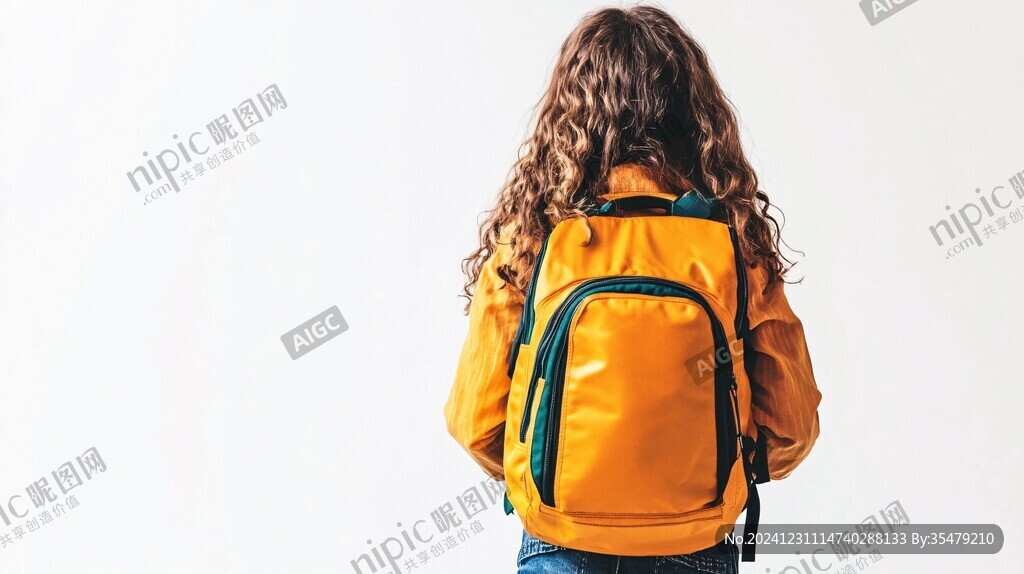 女学生背影
