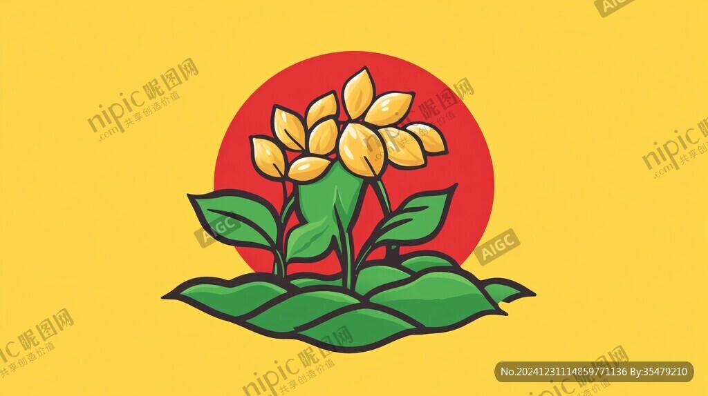 癸花油标志设计