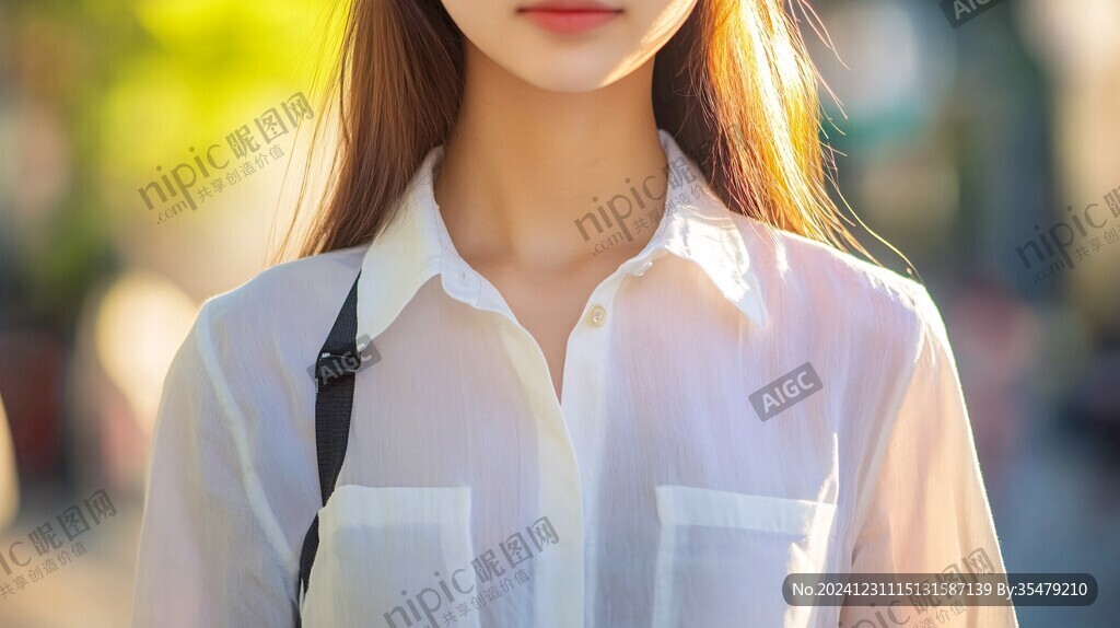 衬衫知性美女