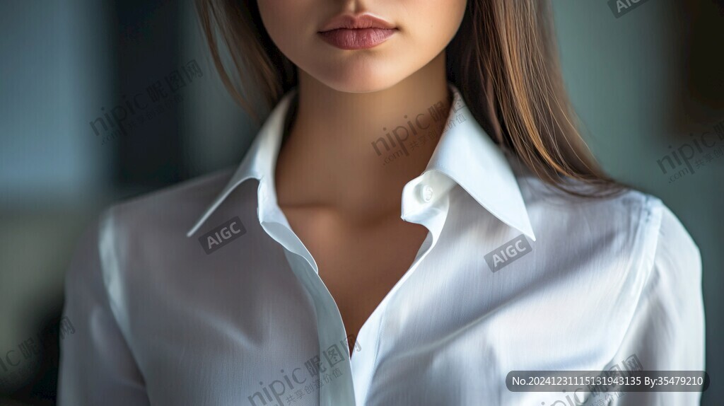 衬衫知性美女
