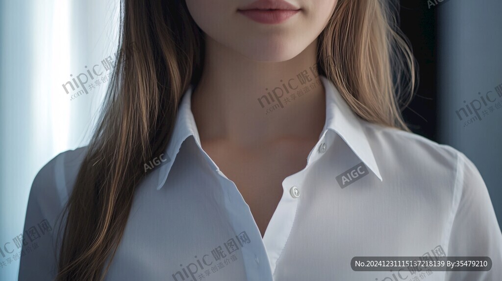 衬衫知性美女