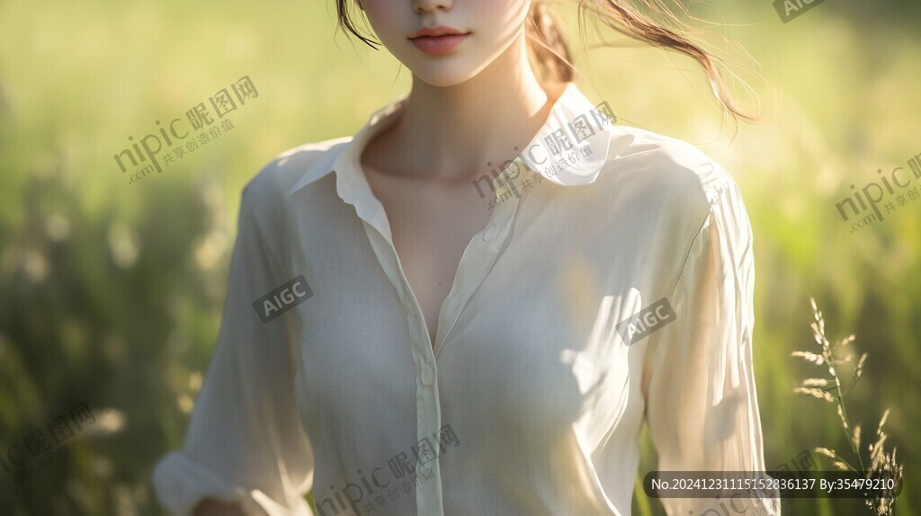 衬衫知性美女