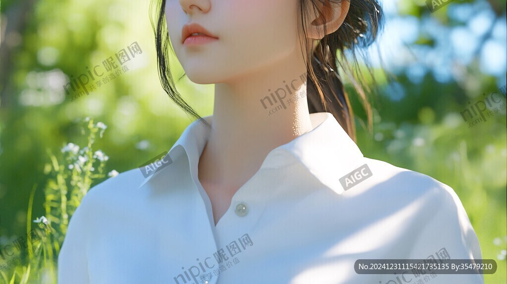 衬衫知性美女