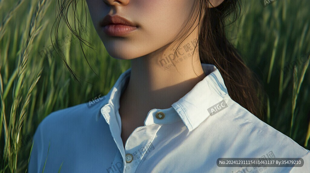 衬衫知性美女