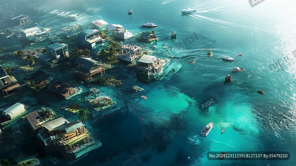 魅力挪威市悬浮岛设计