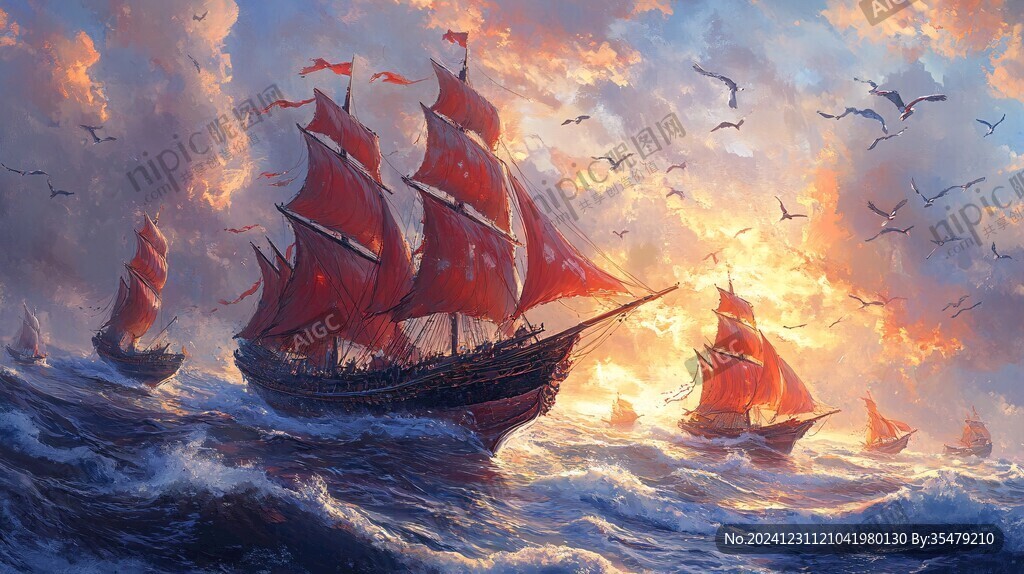 扬帆启航高清画