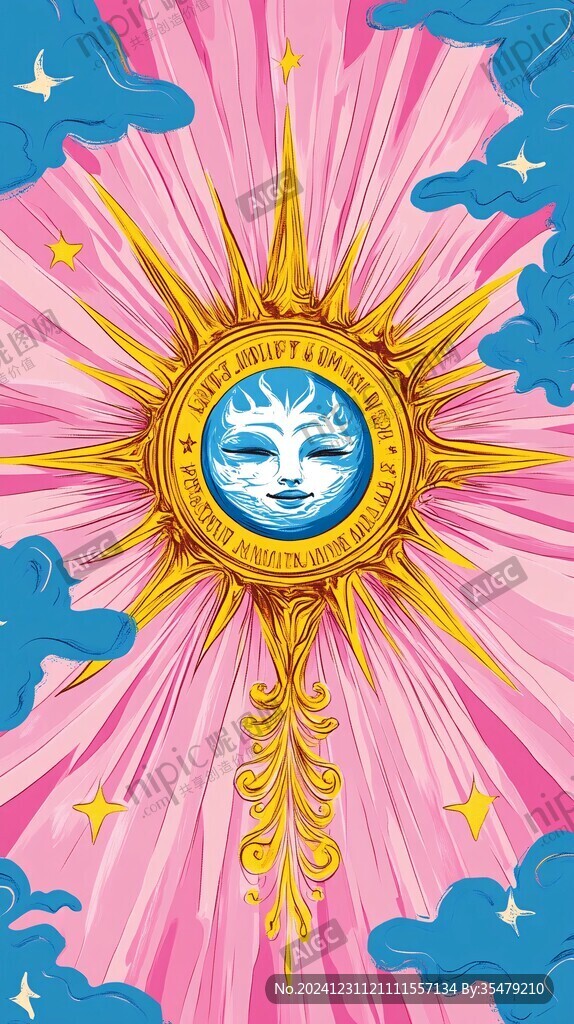 太阳与花卉