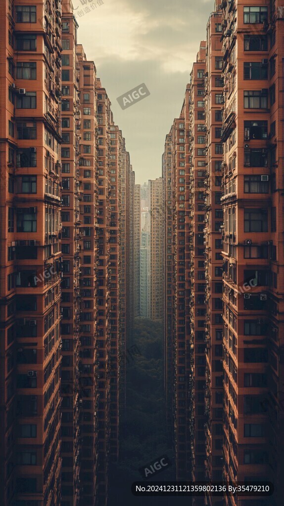 对称楼房