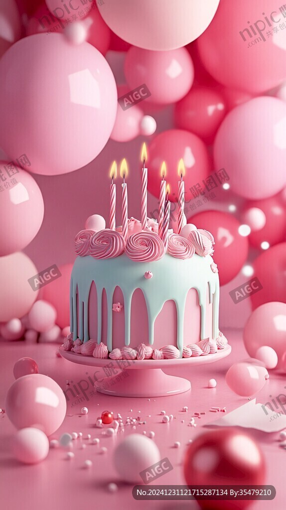 高端生日素材