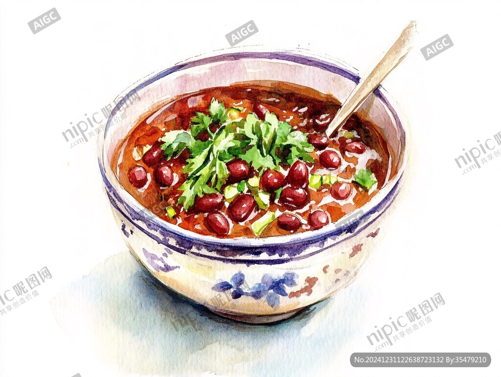 酸辣粉手绘
