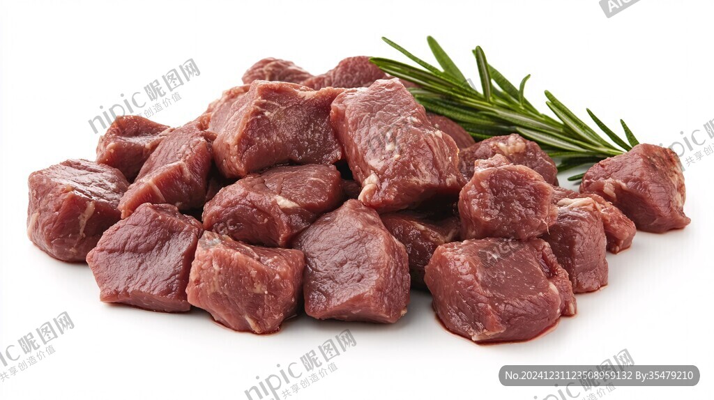 牛肉粒高清特写