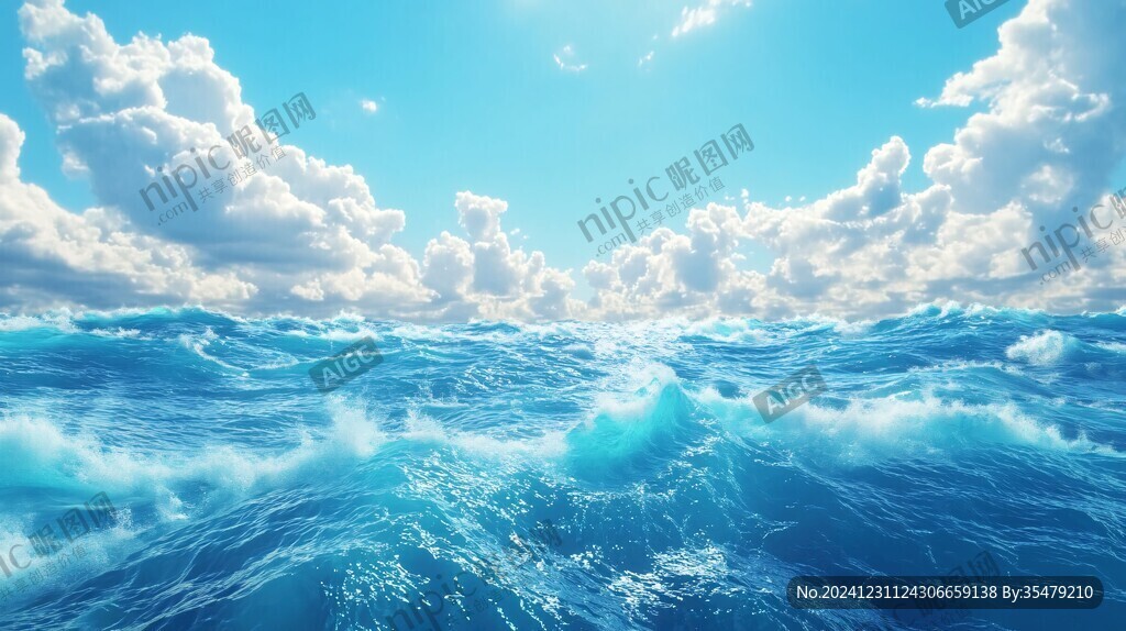 海洋日渲染