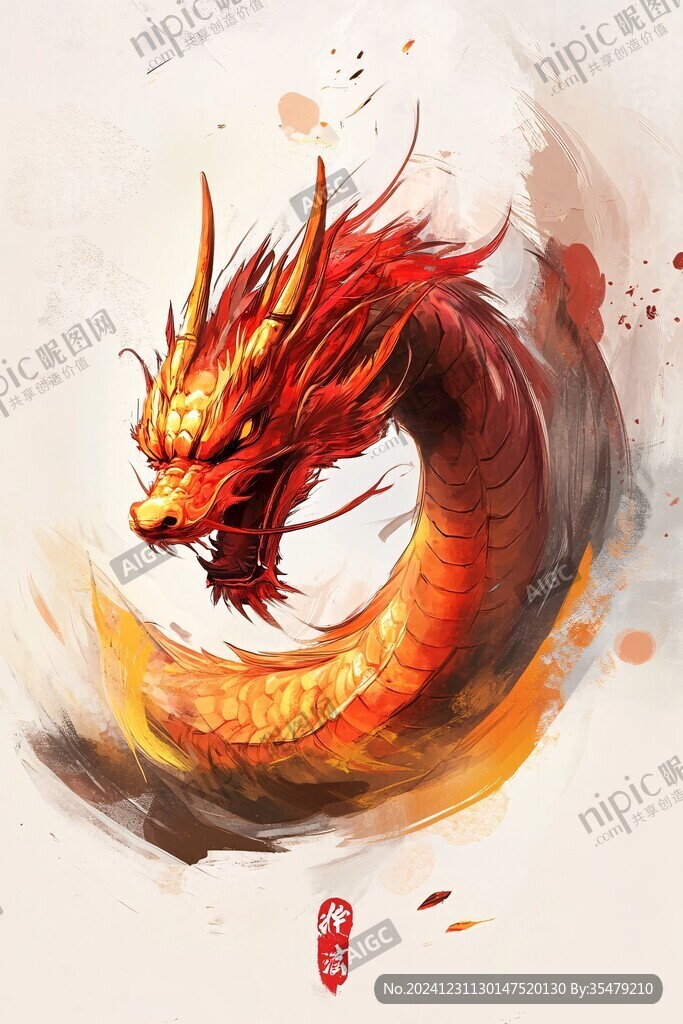 龙年插画合集