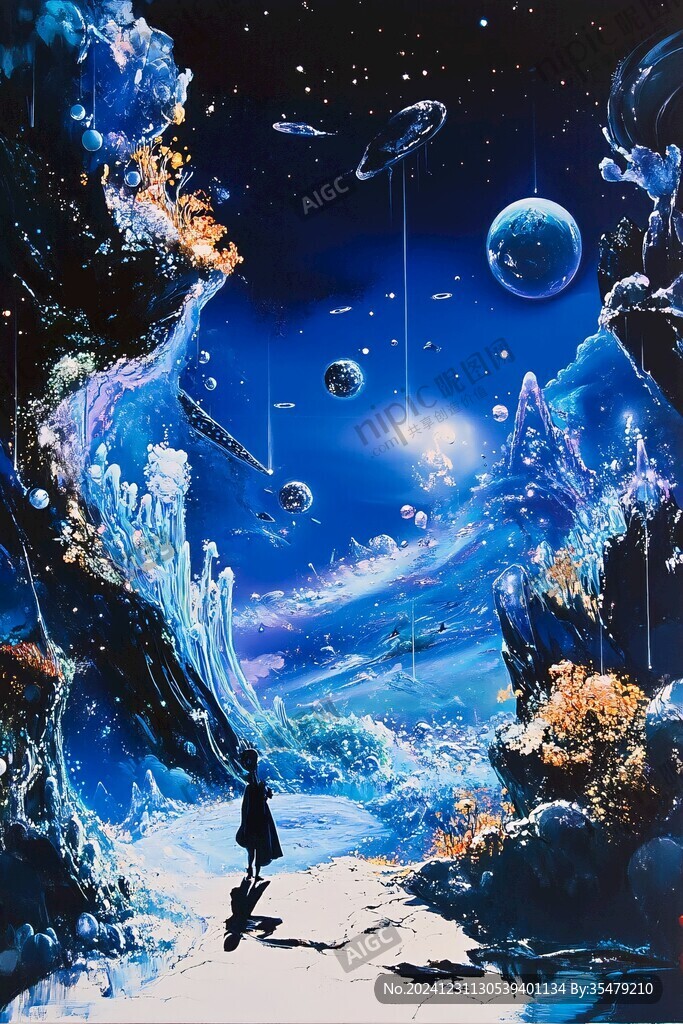 科幻题材插画