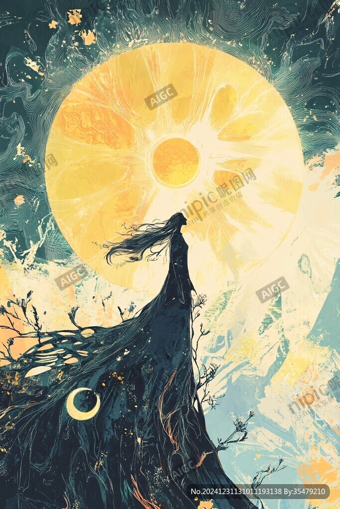 玄幻题材插画